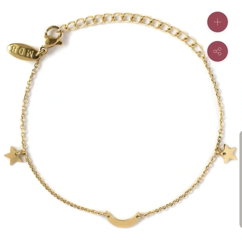 Marina De Buchi you are my moon & stars bracelet